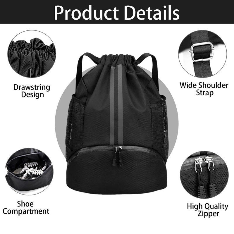KxrTpx Football Boot Bag, Drawstring Boot Bag for Football Kit