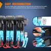 Nilight 6 Gang Rocker Switch Panel with Orange LED Light