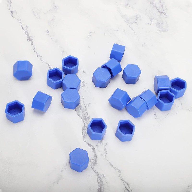 TOMALL 20pcs 19mm Silicone Wheel Lug Nut Covers Hub Screw