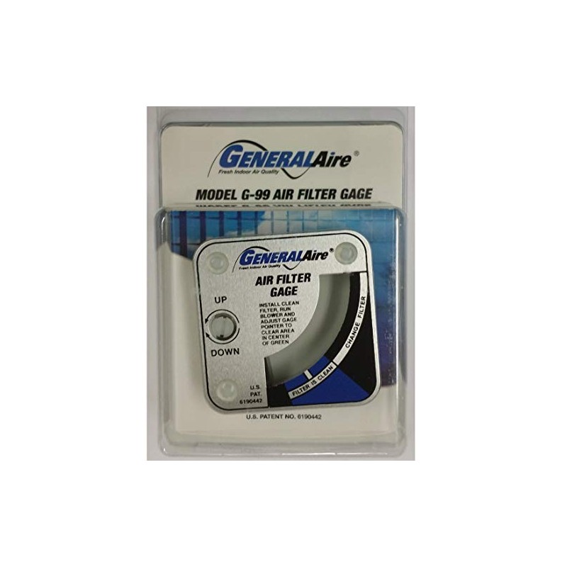 General Aire G99 Media Air Cleaner Filter Gauge