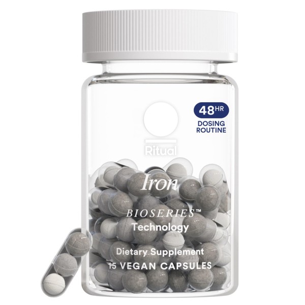 Ritual Iron Supplement to Support Low Iron Levels 60 mg