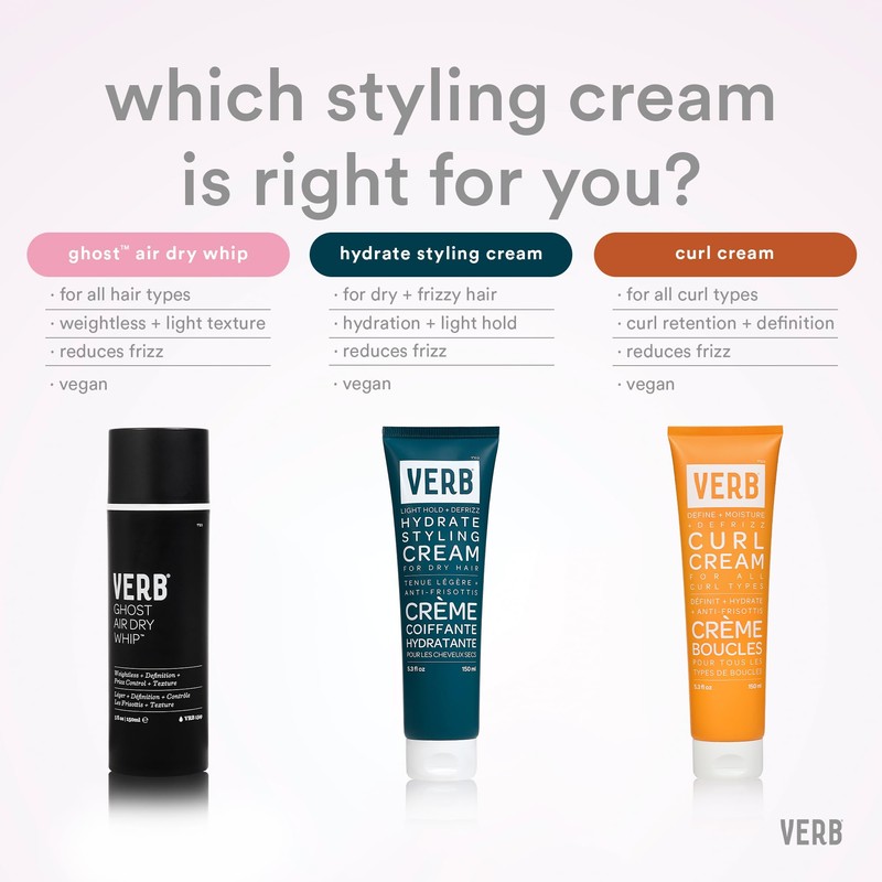 VERB Hydrate Styling Cream Sample, 1 oz - Smooth +