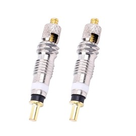 Set of 2 Presta Valve Core Kit - Brass Valve Cores Replacement Set for Road MTB Mountain Bike Inner Tube Tubeless Tubular Tyres