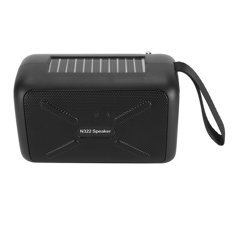 Portable Solar FM Radio Support USB Memory Card AUX Input