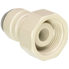 John Guest Female Adaptor 1/2 inch Tube OD x 3/4 inch BSP Thread Cone End (one Supplied)