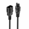 LINDY 30340 1m IEC C14 to IEC C5 Power Cable