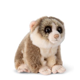 WWF Plush 01188 – Plush Toy Lazy Monkey Loris, Lifelike Designed Cuddly Toy, Approx. 18 cm Tall, Wonderfully Soft and Cuddly, Hand Wash Possible