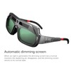 Auto Darkening Welding Goggles, Solar Welding Glasses Adjustable Comfort Welding