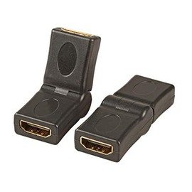 EFB-Elektronik HDMI Adapter, 2x HDMI-A,F.-Bu.,180° Swivelling,Black