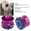 1 Pair NAB Hub Adapters Polished Aluminum Alloy Universal Loading