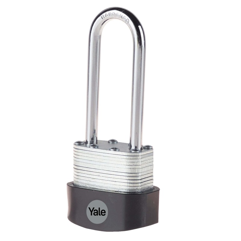 Yale Y125B/40/163/1 - Laminated Steel Long Shackle Padlock (40mm) -