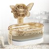 CHEOTIME Soap Dish Soap Holder for Shower Vacuum Suction Double