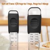 Professional Adjustable Measuring Spoons Set of 2#2258, Fits in Spice