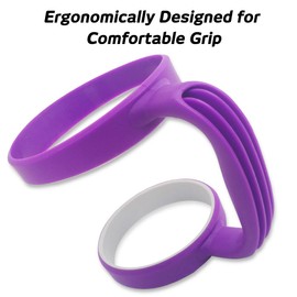 Tumbler Holder- Red&Purple, SourceTon Set of 2 Tumbler Holder Handle compatible with 30 OZ YETI, Rtic, OZARK TRAIL SIC Cup Ozark Trail Berg, SIC, Chillr, Kodiak, Boss Tumbler Mug