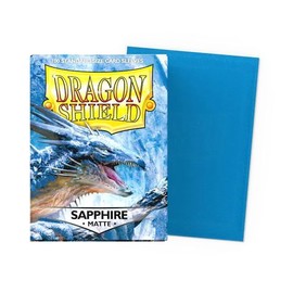 Dragon Shield Matte Standard (100) Card Sleeves - Trading Card Accessories:_Sapphire