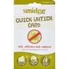 Smidge Unisex's Tick Removing Card, Green, one size