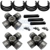 JINFANNIBI 3 Packs Front & Rear Prop Shaft U-Joints Kit