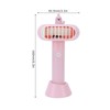 Pink USB Neck Fan Mini Portable Desktop Foldable Fan for