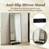 DSMKJT Solid Wood Large Floor Mirror Stand for Full Length
