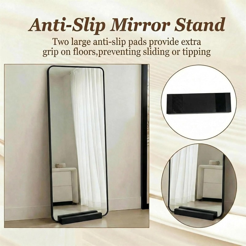 DSMKJT Solid Wood Large Floor Mirror Stand for Full Length