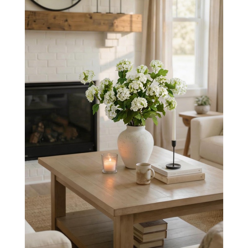 Florispera 6 Pcs Hydrangea Artificial Flowers - 32" & 26"