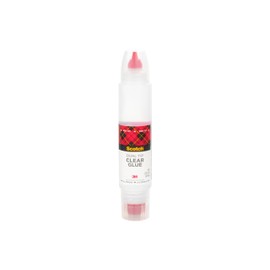 Scotch Clear Glue in 2-Way Applicator, 1.6 oz, Photo Safe and Non-Toxic, 1-Pack