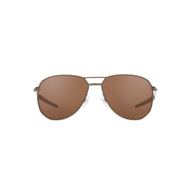 Oakley Mens OO6050 Contrail TI Aviator Sunglasses, Pewter/Prizm Tungsten, 57 mm