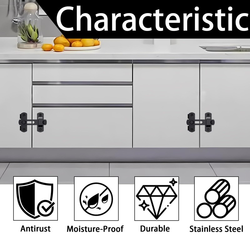 Door Bolt Stainless Steel, Door Bolt Black, Door Bolt Lockable,
