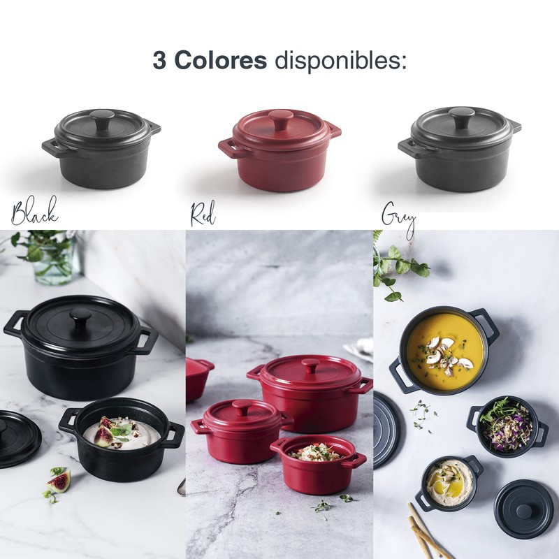 Lacor - 63393 - Mini Pot with Lid Melamine Dishwasher