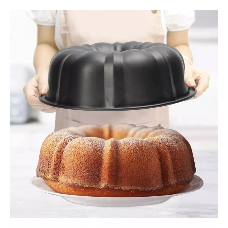 Clicmania Molde De Rosca Antiadherente Para Hornear Pan Gelatina