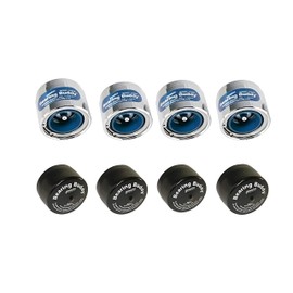 Bearing Buddy (4) 1.980 Boat Trailer Genuine Chrome with Protective Bra & Auto Check 1980A 42201 (2 Pairs)