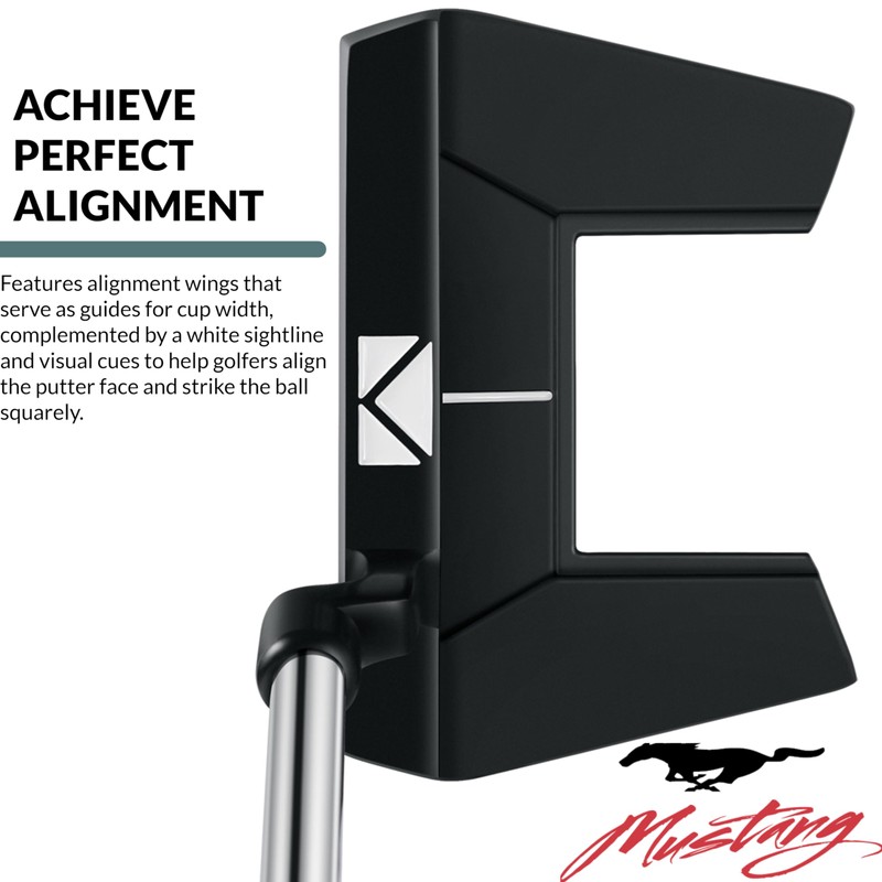 PGF Mustang Forged Blade & Mallet Plumber’s Neck Putter Crafted