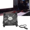 120mm Computer Fan Speed Adjustable 2800RPM Portable Computer Case Cooling