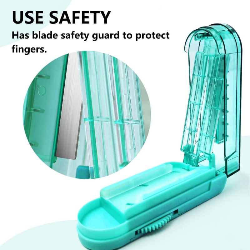 Johnbee Pill Cutter Splitter for Small and Tiny Pills, Larger