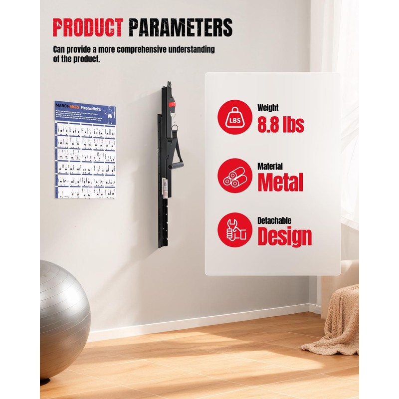 Cable Machine Home Gym, Wall-Mount Exercise & Workout Equipment (Gen