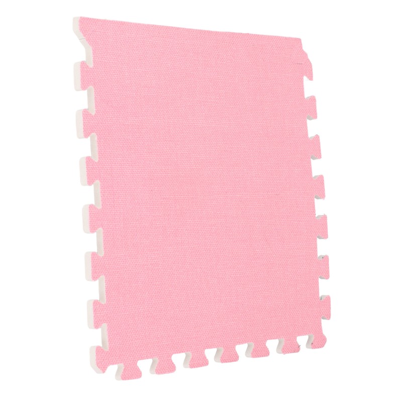 Cotton Linen Interlocking Mat Thicken Soundproofing Cuttable Patchwork Puzzle Foam