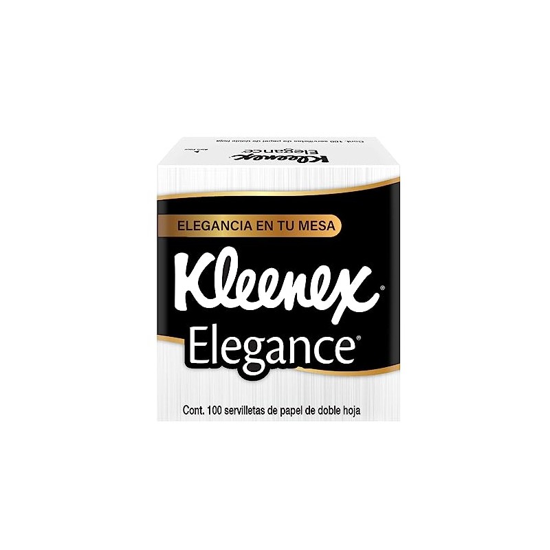 Kleenex Cottonelle Servilletas de Lujo Elegance, 100 Piezas