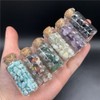 15Pcs Mini Wishing Bottles Chip Stone Set Crystal Tumbled Reiki