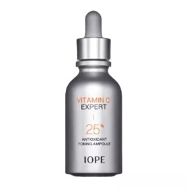 IOPE 아이오페 비타민C 엑스퍼트 25% 토닝 앰플 23ml 미백 기능성 기미 잡티 완화 Iope Vitamin C Expert 25% Toning Ampoule 23ml Whitening Functional Spot and Freckle Improvement [Vitamin C]