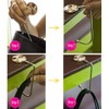 6 Pack Purse Hook Long Handbag Hanger for Table Desk,