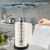 Veumoie Paper Towel Holder Countertop, Paper Towel Stand with Ratchet