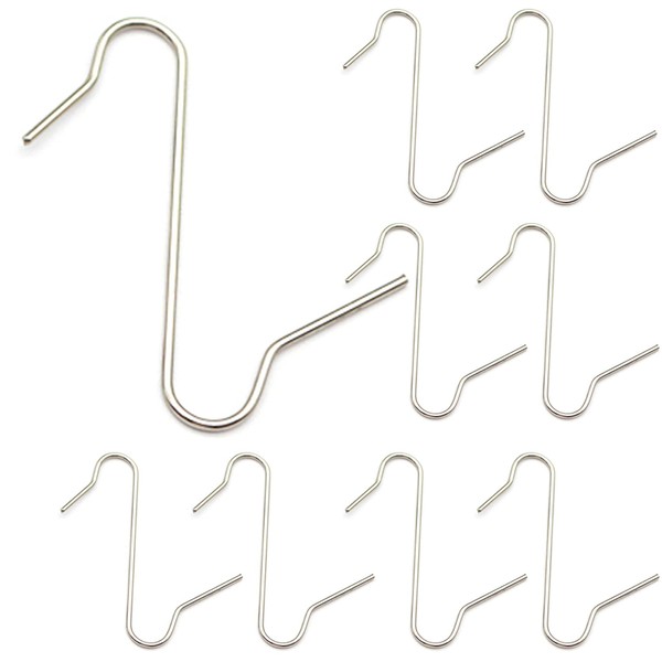 Acronde 200PCS Christmas Ornament Hooks Christmas Tree Z-Hooks Ornament Hanger