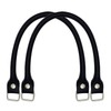 Samcos Bag Handle with D-Can, Genuine Leather, Detachable Handles, Set