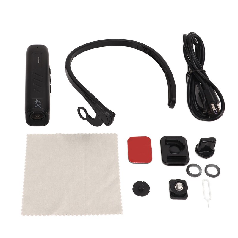 4K HD Head Mounted Action Camera WiFi Mini Wearable Video