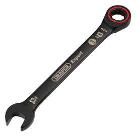 Draper 03884 Expert HI-TORQ Metric Ratchet Combination Spanner, 13mm, Black