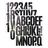 3 Inch Sticky Letter Number Stickers, 6 Sheets Stick On