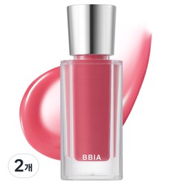 Bbia Over Glaze Lip Gloss, 02 Figdang, 2 pieces / 삐아 오버 글레이즈 립글로스, 02 피그당, 2개