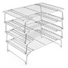 4-Tier Cooling Rack Set, P&P CHEF Stainless Steel Stackable Baking