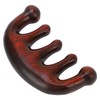 Wood Scalp Meridian Comb Stress Relief Prevent Static Wide Tooth