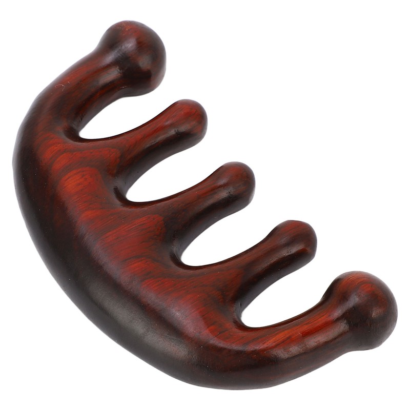 Wood Scalp Meridian Comb Stress Relief Prevent Static Wide Tooth